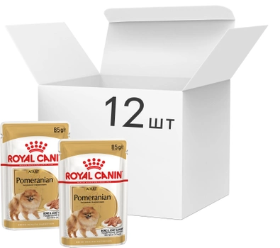 Mokra karma dla psów ROYAL CANIN Pomeranian - saszetki 12x85g (9003579013748)