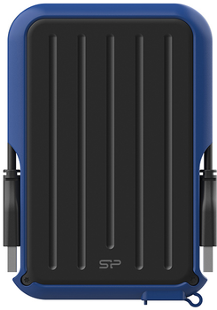 Жорсткий диск Silicon Power Armor A66 1TB SP010TBPHD66SS3B 2.5 USB 3.2 External Blue (PL)
