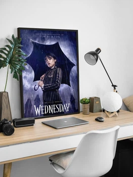 Постер серіалу Венздей / Уенздей / Wednesday / Венздей Аддамс / Плакат Венздей