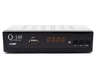 Т2 тюнер Q-sat Q-149 HD IPTV с поддержкой DVB-C/T/T2 и универсальным обучаемым пультом