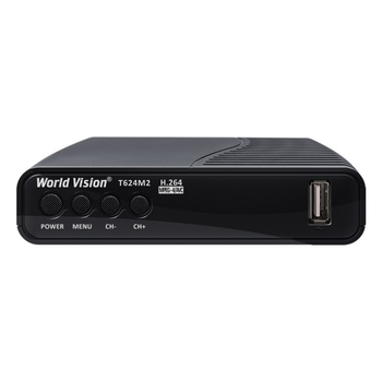 Цифровой тюнер Т2 DVB-T/T2/C World Vision T624M2 HD IPTV