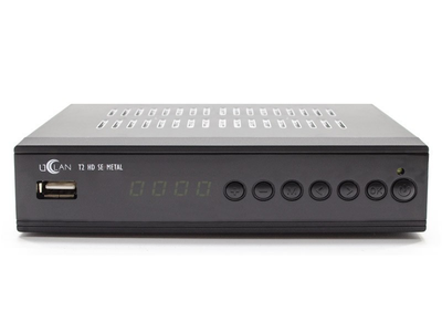 Т2 тюнер DVB-C/T/T2 uClan T2 HD SE Metal IPTV с интернет приложениями, поддержкой кабельного ТВ и обучаемым пультом