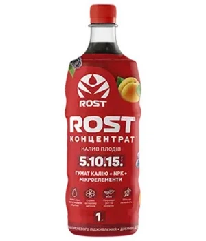 Рідке добриво ROST- Концентрат Калійний NPK 5+10+15 1 л