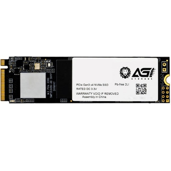 Накопитель SSD 256Гб AGI AI198 M.2 2280 PCIe Gen 3x4 NVMe TLC Retail AGI256G16AI198