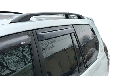 Рейлинги черные для Toyota Land Cruiser Prado 120, металлические ножки, аксессуары для Prado 120