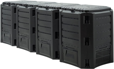 Компостер Prosperplast Compogreen IKSM1600 модульный 261x83x72cm (4 сегмента) black