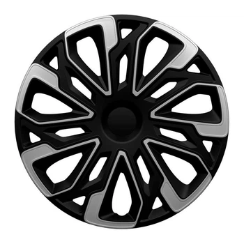 Автомобильные колпаки 4 Racing Estoril Silver-Black R13 4 шт.