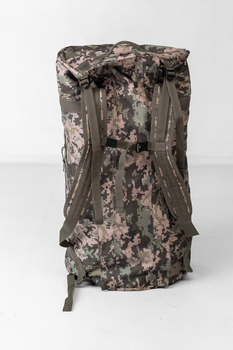 Баул армійський, тактичний 80л, тканина кордура 600D, колір піксель