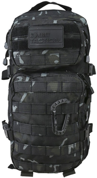 Рюкзак тактический KOMBAT UK Hex-Stop Small Molle Assault Pack Мультикам Черный 28 л (kb-hssmap-btpbl)