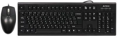Комплект (клавіатура + миша) A4Tech KRS-8572 Black USB