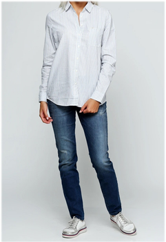 Джинсы Wrangler модель Boyfriend (W27M9185R) синие W26 L32