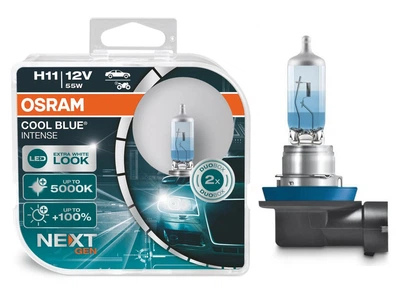 Галогенная лампа Osram H11 Cool Blue Intense Next Gen 64211CBN-HCB +100% (02922)