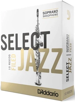 Трости для сопрано саксофона D'Addario Select Jazz - Soprano Sax 4M - 10 Pack