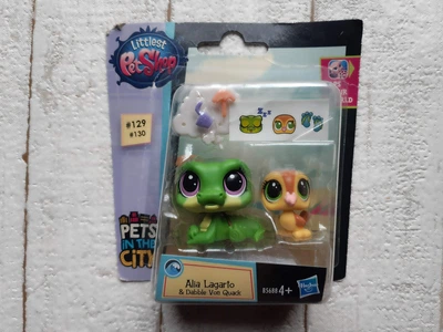 Зверюшка и ее малыш Alia Lagarto & Dabble Von Quack Littlest Pet Shop Hasbro B5688