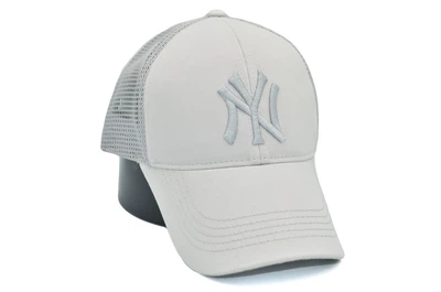 Бейсболка сетка Art cap New York Yankees 56-61 см серая (0919-540)