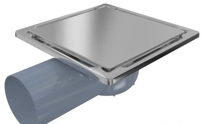 Трап для душу VALTEMO INOX-S TRENDY з бічним відведенням 15х15