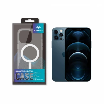 Силиконовый чехол Monblan iPhone 12 Pro Max Magnetic Crystal Series