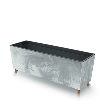 Горшок для цветов на ножках Urbi Case Beton Effect N 80см Бетон (DUC800NE-422U)