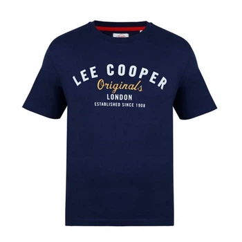 Футболка Lee Cooper Cooper Logo Navy, L (48) (11458692)