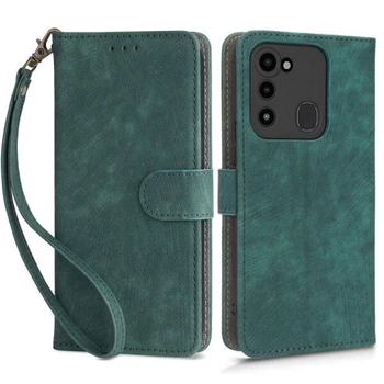 Чехол-книжка Deexe Delta Book для Tecno Spark 8C (KG5k) / Spark Go 2022 (KG5m) - Green