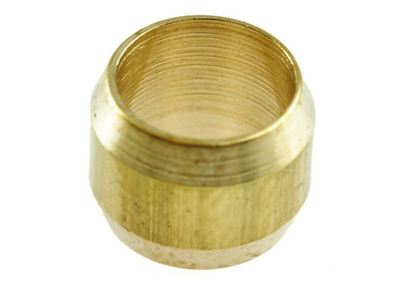 Ниппель бонка D6 mm (латунь) для медной трубки, фитинга, Tomasetto