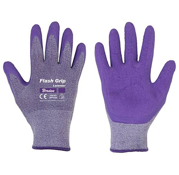 Перчатки защитные Bradas FLASH GRIP LAVENDER FULL размер 8 RWFGLRF8