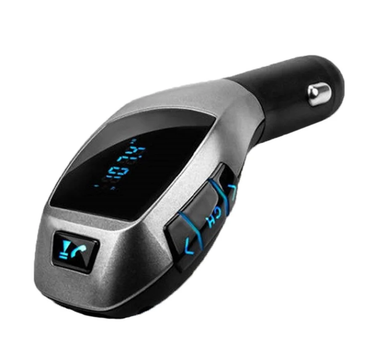 Автомобільний MP3 Трансмітер FM-модулятор X5 LED USB/SD