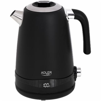 Чайник Adler AD 1295 black 40-100 ° C 1,7L з ЖК-дисплеєм контролем і функцією підтримки температури