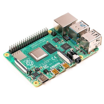 Мини компьютер стенд плата Raspberry Pi 4 Model B 1GB RAM / Cortex-A72 1.5GHz / WiFi / Bluetooth