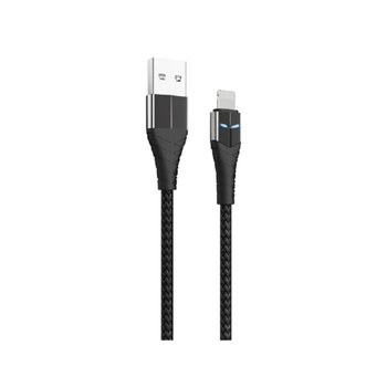 Кабель Lightning Koni Strong Flash charging KS11i 1.2m 2.4A black