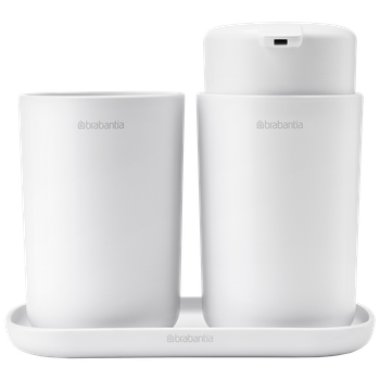 Набор аксессуаров для ванной комнаты Brabantia ReNew 3 пр. 14,9x16,8x9,7 см (280382)