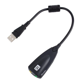 Звуковая 3D карта 7.1 5Hv2 Black (5393) внешняя