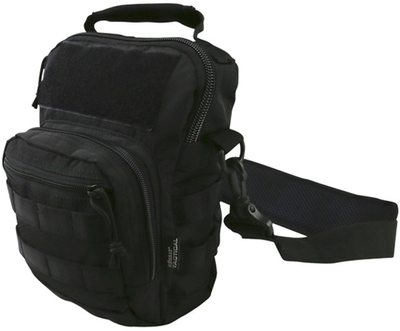 Сумка на плече Kombat Hex-Stop Explorer Shoulder Bag Чорний (kb-hsesb-blk)