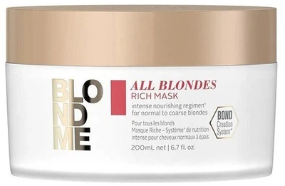 Маска Schwarzkopf Professional Blond Me Насичений догляд для всіх типів освітленого волосся 200 мл (4045787635713)