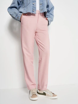 Брюки женские Mango Borevi 47053266-83 32 Бледно-розовые (8445791665380)