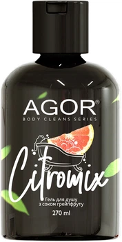 Гель для душа с соком грейпфрута Agor Body Cleans Series Citromix Shower Gel 270ml (911365-833058-2)