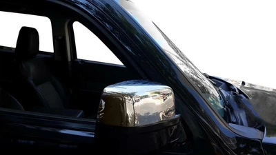 Накладки на зеркала для Jeep Cherokee/Liberty 2007-2013 (нерж., 2 шт), Накладки на зеркала для Jeep