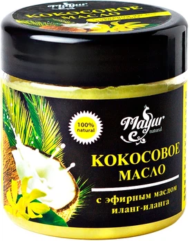 Кокосовое масло для лица и тела с эфирным маслом иланг-иланга Mayur 140ml (741252-666693-2)