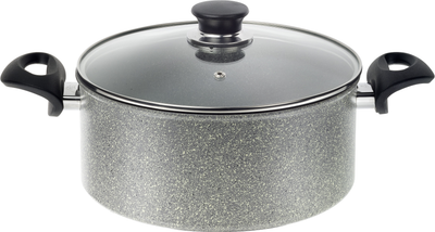 Rondel Ballarini Ferrara Granit z pokrywką 24 cm 4.6 l (1000947)