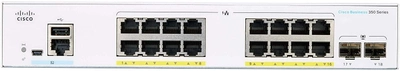 Комутатор Cisco CBS350-16P-2G-EU