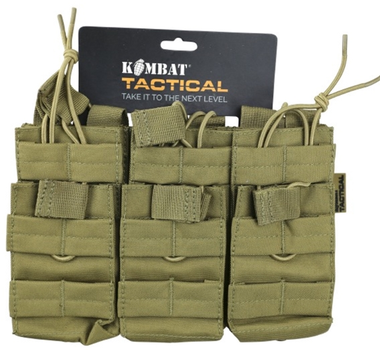 Подсумок Kombat под магазины АК Triple Duo Mag Pouch Койот (kb-tdmp-coy)