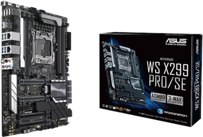 Материнська плата Asus WS X299 PRO/SE (s2066, Intel X299, PCI-Ex16)