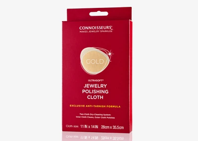 Серветка CONNOISSEURS для чищення і полірування ювелірних виробів із золота