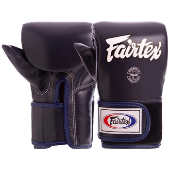 Снарядные перчатки кожаные на липучке размер XL FAIRTEX синий TGT7