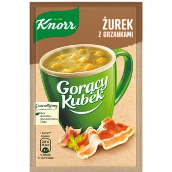 Горячая кружка Knorr Бекон с гренками, 17 г