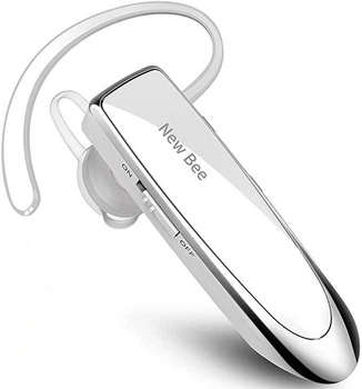 Беспроводная bluetooth гарнитура New Bee LC-B41 Белая