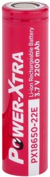 Аккумулятор Power-Xtra 18650 Li-Ion 2200 мА·ч 3.7 В Red (YT29749)