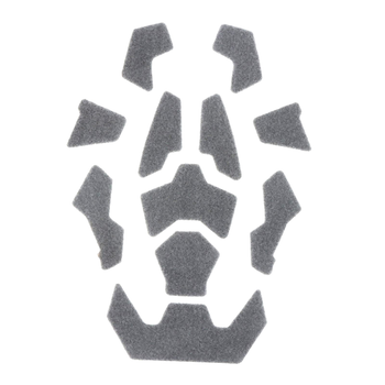 Velcro панели липучки на шлем каску (11 шт), Серый (15054)