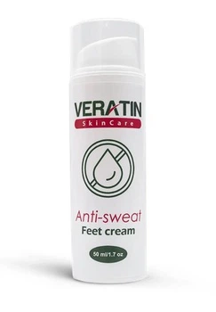 Крем від пітливості ніг Anti-sweat Feet Cream - 50мл флакон