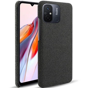 Защитный чехол KSQ Cloth Style для Xiaomi Redmi 12C - Black